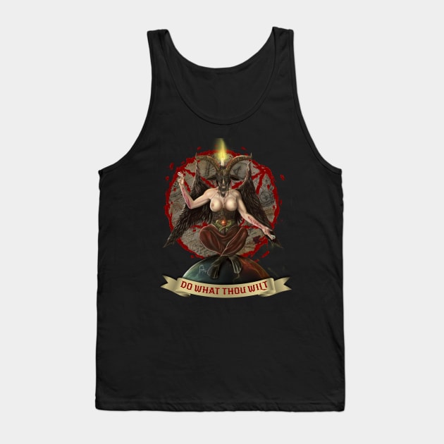 baphomet Tank Top by sevencrow